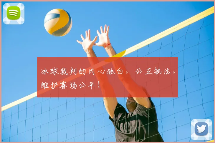 冰球裁判的内心独白,公正执法,维护赛场公平!